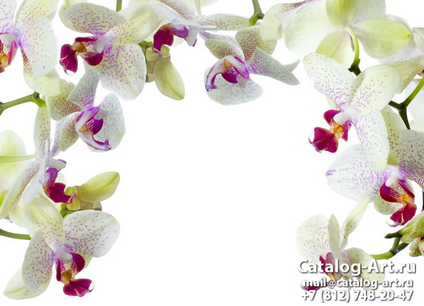 картинки для фотопечати на потолках, идеи, фото, образцы - Потолки с фотопечатью - Розовые орхидеи 22